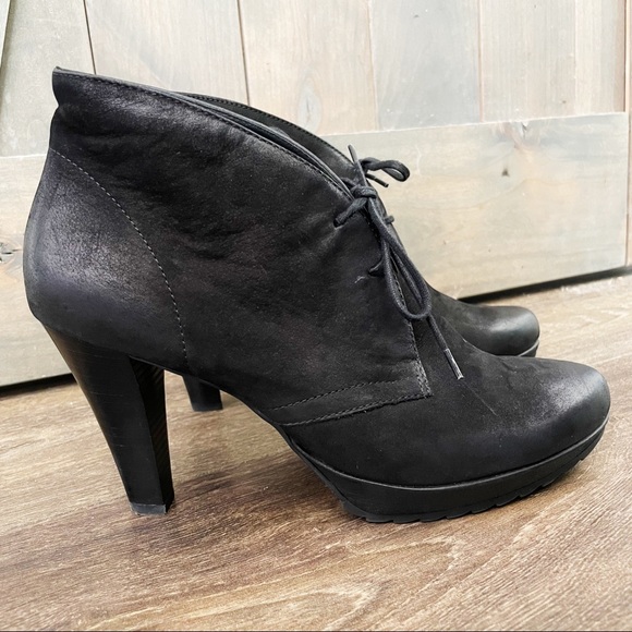 Paul Green Shoes Paul Green Munchen Lace Up Suede Ankle Boots Poshmark